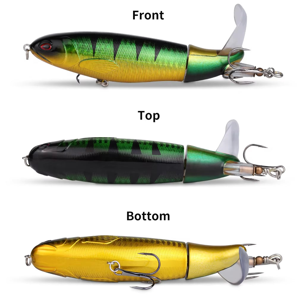 Topwater Pencil Fishing Lures, 5-Piece Set, 13g / 10cm - image 3