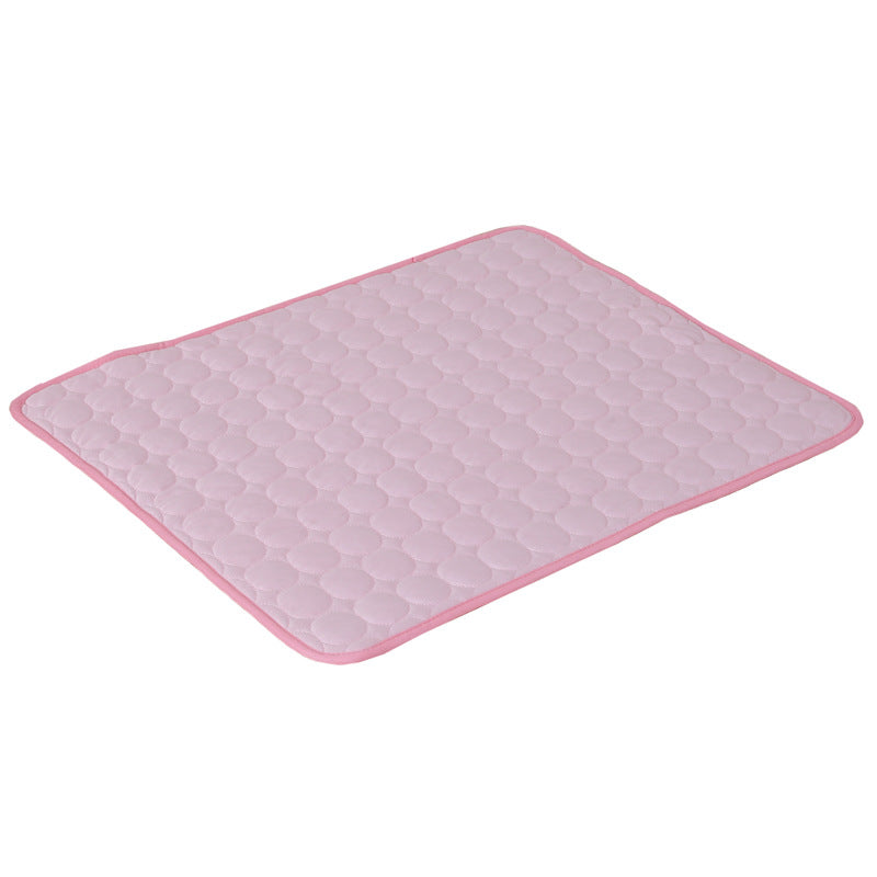 Pet sleeping mat shown in the product range of sizes and colours