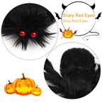 Giant 49 in Hairy Halloween Spider with Web - image 8