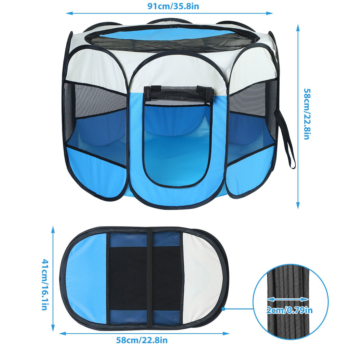 Foldable Pet Tent Playpen - view 8