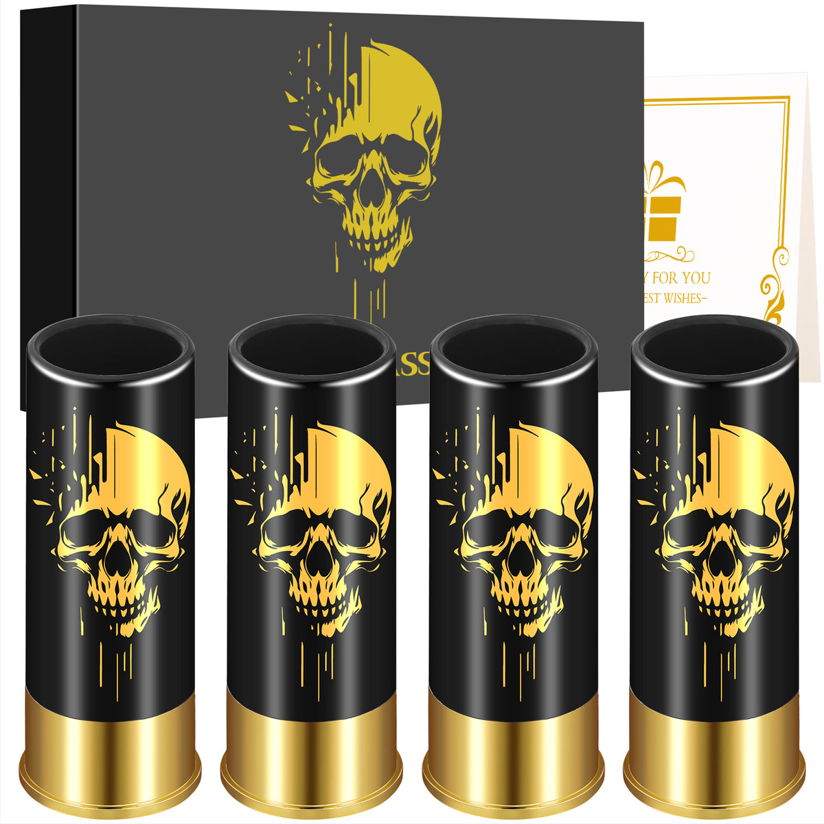 Skull Shot Glasses, Set of 4 - image 11