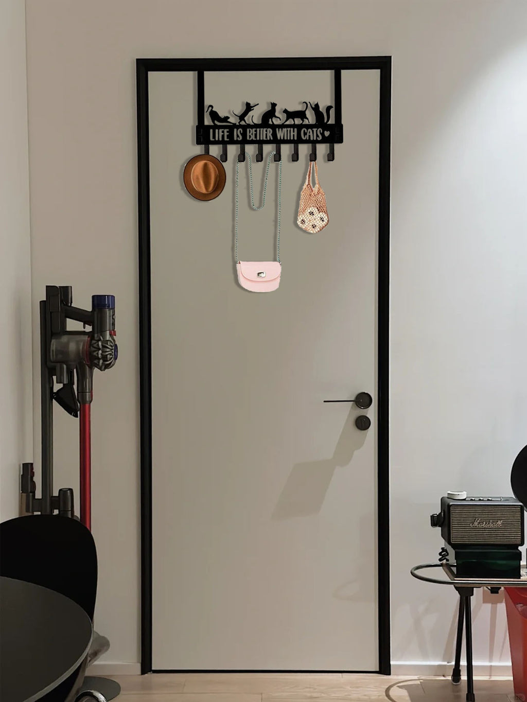 Over-the-door cat hook rack - view 8 of 9
