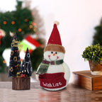 Plush Christmas Gnome and Snowman Decoration - view 4