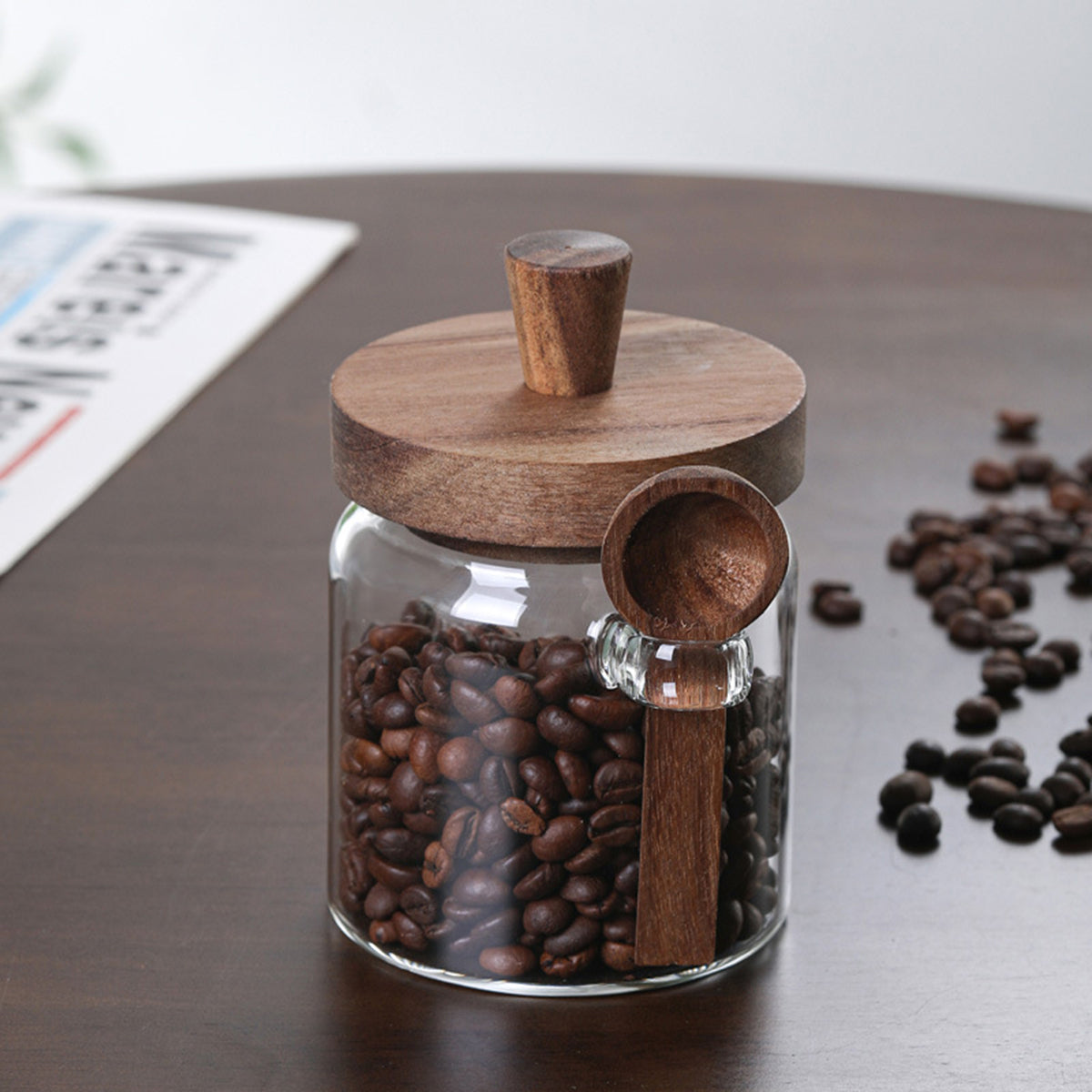 18.5 oz Glass Coffee Storage Jar - image 10