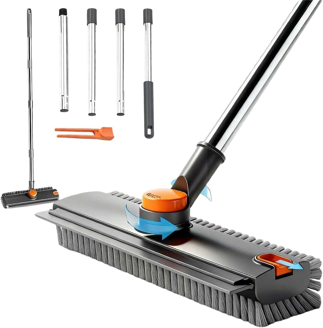 3-in-1 Long-Handle Floor Scrub Brush - image 9