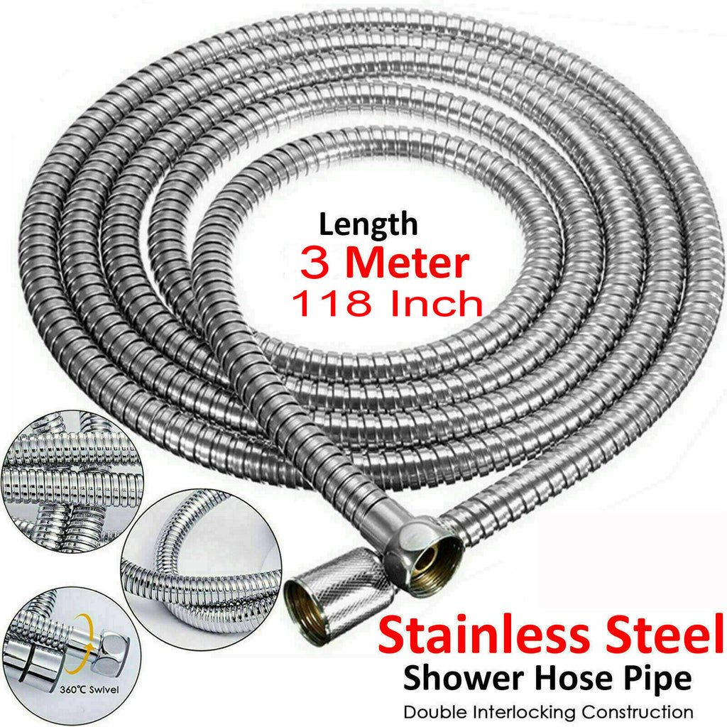 Shower hose coiled