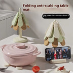 Folding Silicone Flower Trivet - view 3