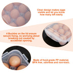 Stackable Clear Egg Holder for Refrigerator - image 6