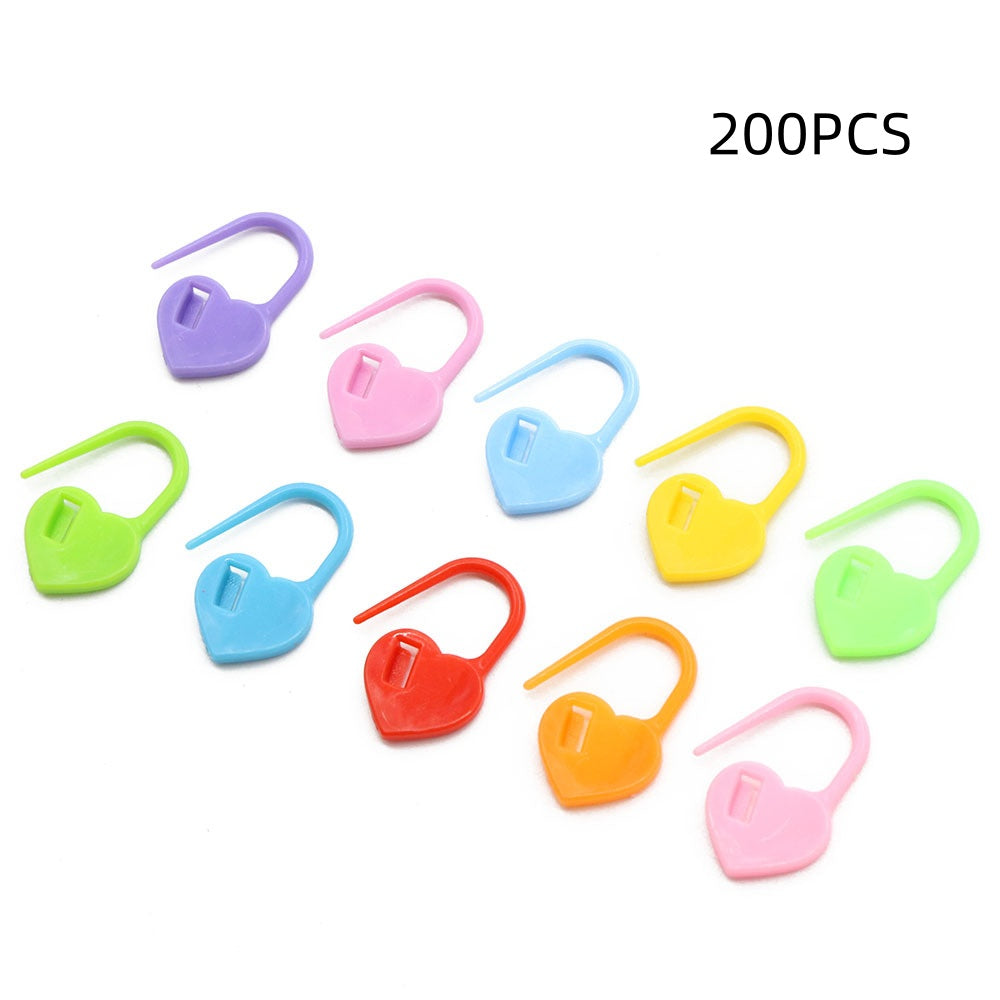 Heart Knitting Stitch Markers, Multi-Color - view 6