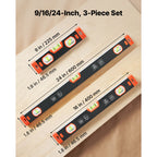 Torpedo Level Set, 3 Pieces - view 2