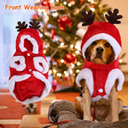 Pet Christmas Costume with Antlers - view 4
