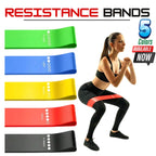 Resistance Loop Bands Set of 5 for Strength, Yoga and Booty Workouts - image 1