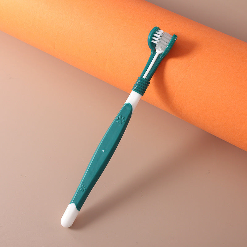 Three-Sided Pet Toothbrush, Soft Bristles - view 7