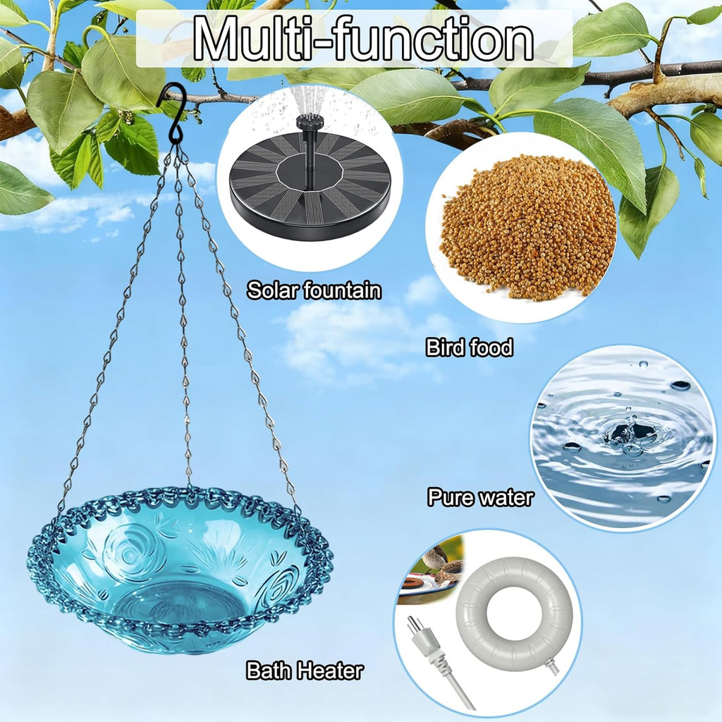 Hanging Plastic Bird Bath and Water Bowl - image 8