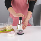 Hand-press vegetable chopper