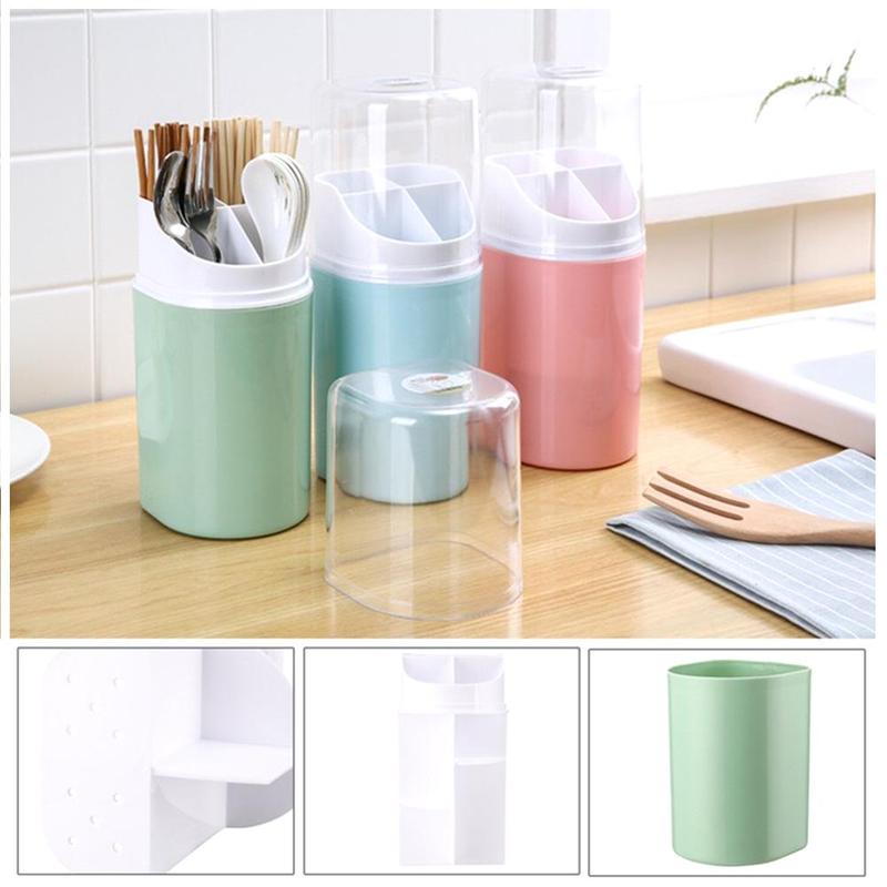 Utensil Drying Holder with Lid - view 7