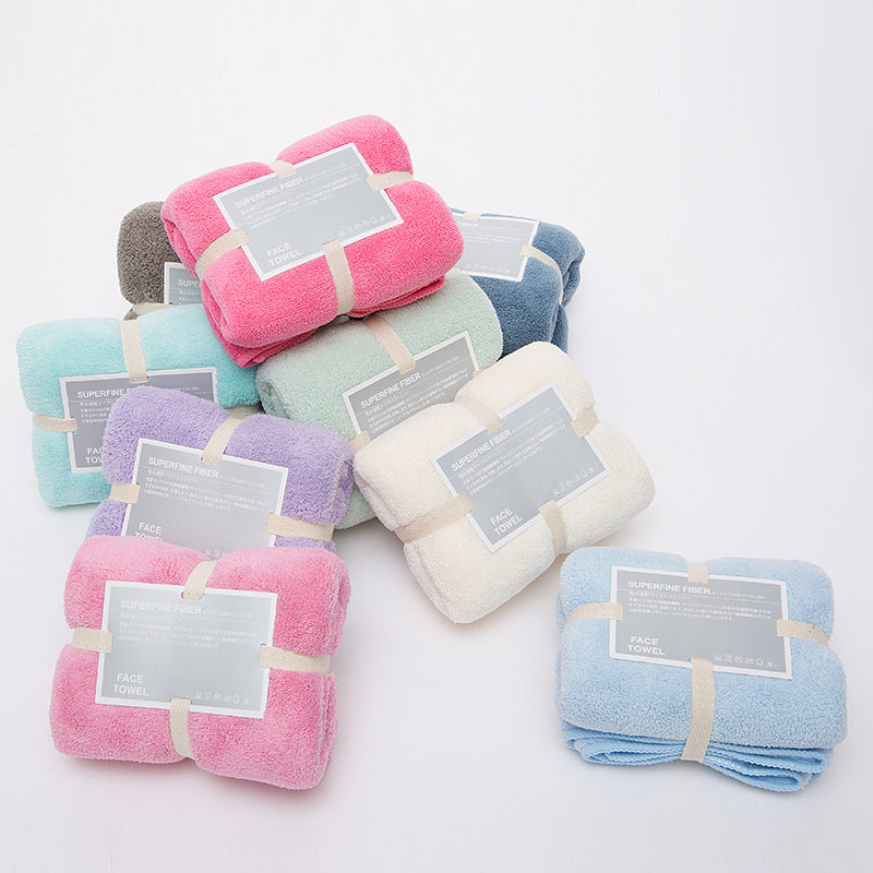 Soft Coral Fleece Towel