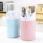 Utensil Drying Holder with Lid - view 2