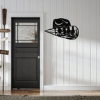 Metal Cowboy Hat Wall Decor