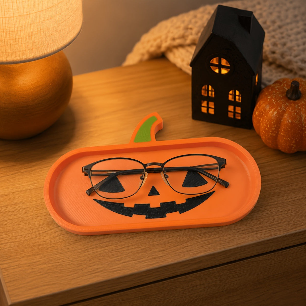 Pumpkin Eyeglasses Holder Tray - view 3