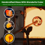 Hand-Blown Glass Hummingbird Feeder, 33 oz - image 8