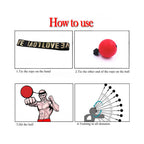 Boxing Reflex Ball with Headband - view 5