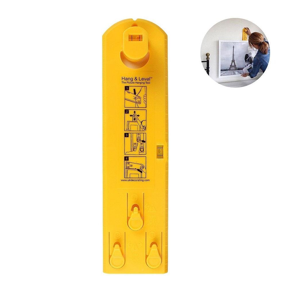 Picture Hanging Tool with Level and Ruler