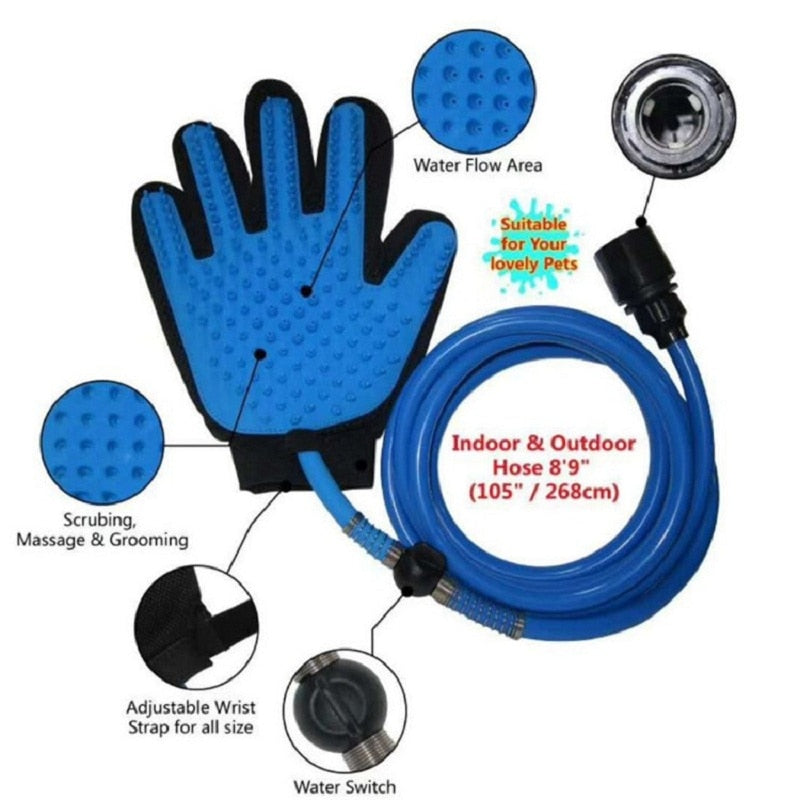 Pet Shower Sprayer and Scrubber Glove - view 4