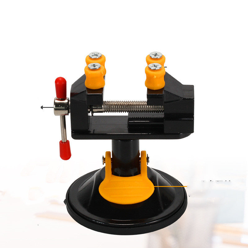 Suction cup mini vise, aluminum alloy, main view