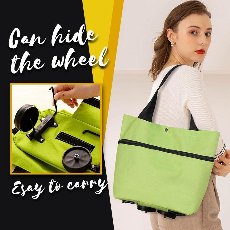 Foldable Shopping Trolley Bag with Wheels