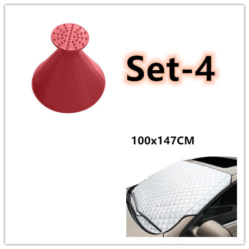 Windshield Snow and Frost Cover with Scraper Set - view 11