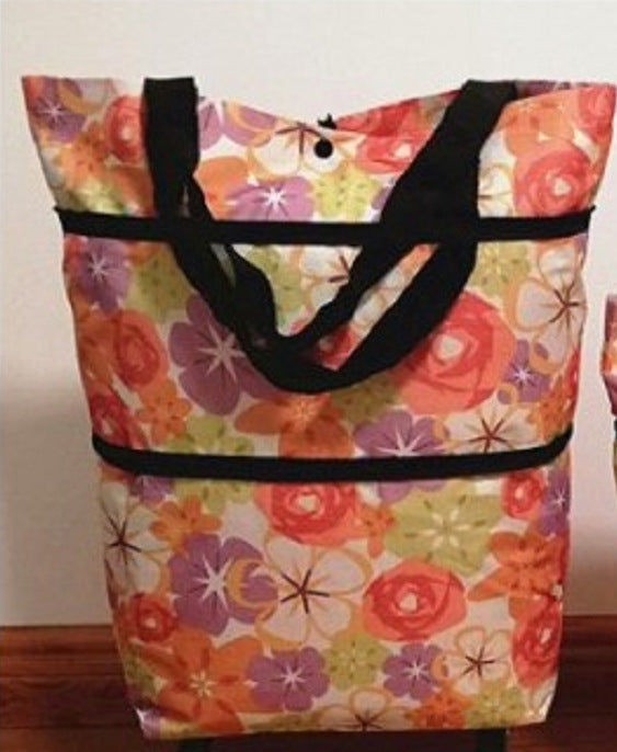 Foldable Shopping Trolley Bag with Wheels - view 13