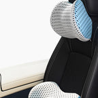 Memory foam car headrest and lumbar support cushion, view 6