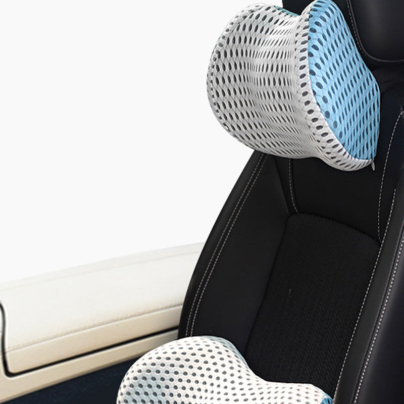 Memory foam car headrest and lumbar support cushion, view 6