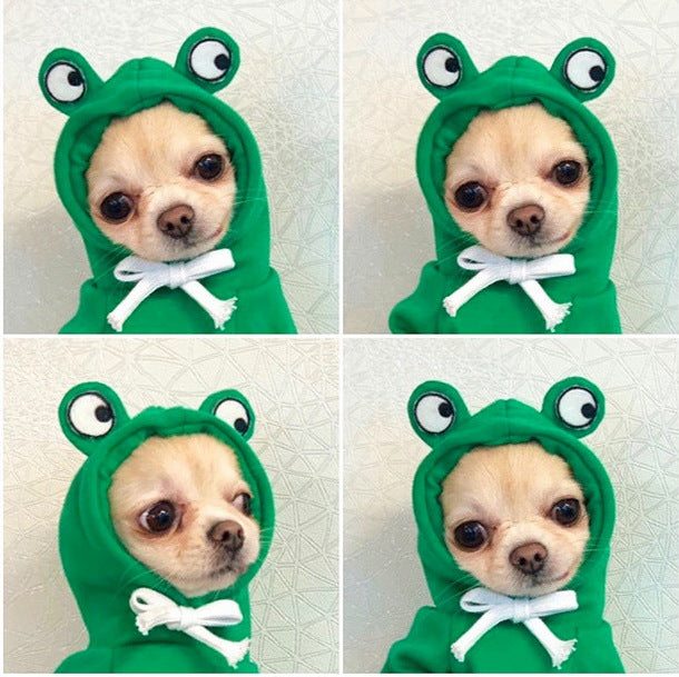 Fleece Dog Hoodie with Fruit Print - view 12
