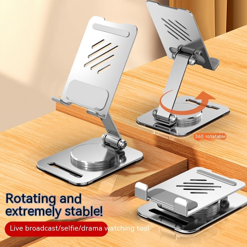 Adjustable Metal Phone and Tablet Stand, 360 Rotation - view 3