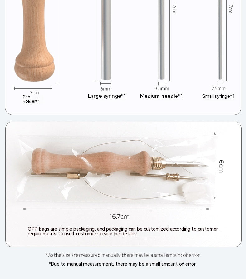 Wooden Punch Needle Tool with Threader - view 8