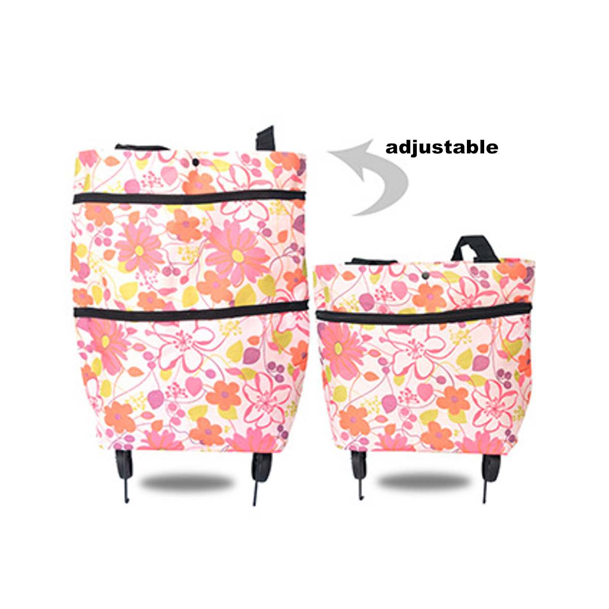 Foldable Shopping Trolley Bag with Wheels - view 11