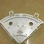 White Corner Shelf Organizer with Hooks - image 4