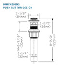 Pop-Up Sink Drain with Overflow and Strainer Basket - image 3
