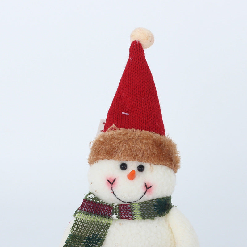 Plush Christmas Gnome and Snowman Decoration - view 5