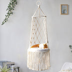 Macrame Hanging Cat Bed - view 2
