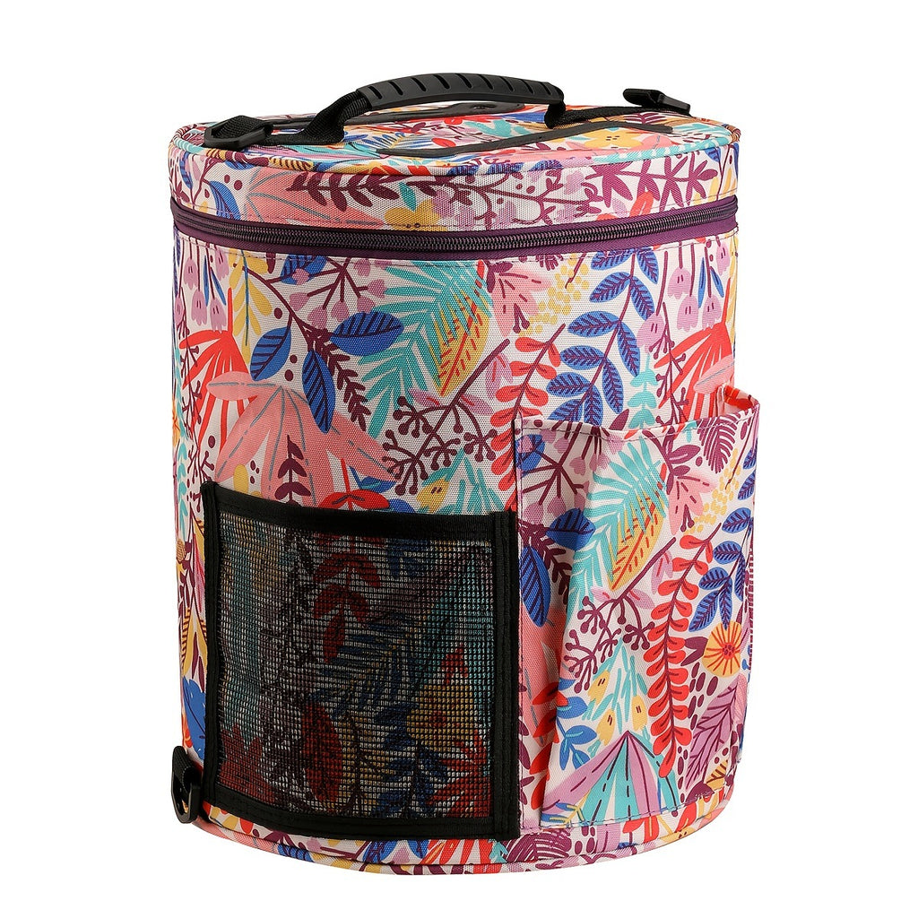 Yarn Storage Bucket Bag with Lid - view 3