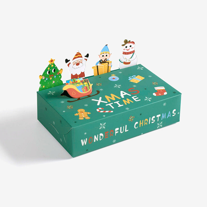 Christmas Gift Boxes with Holiday Prints - view 4