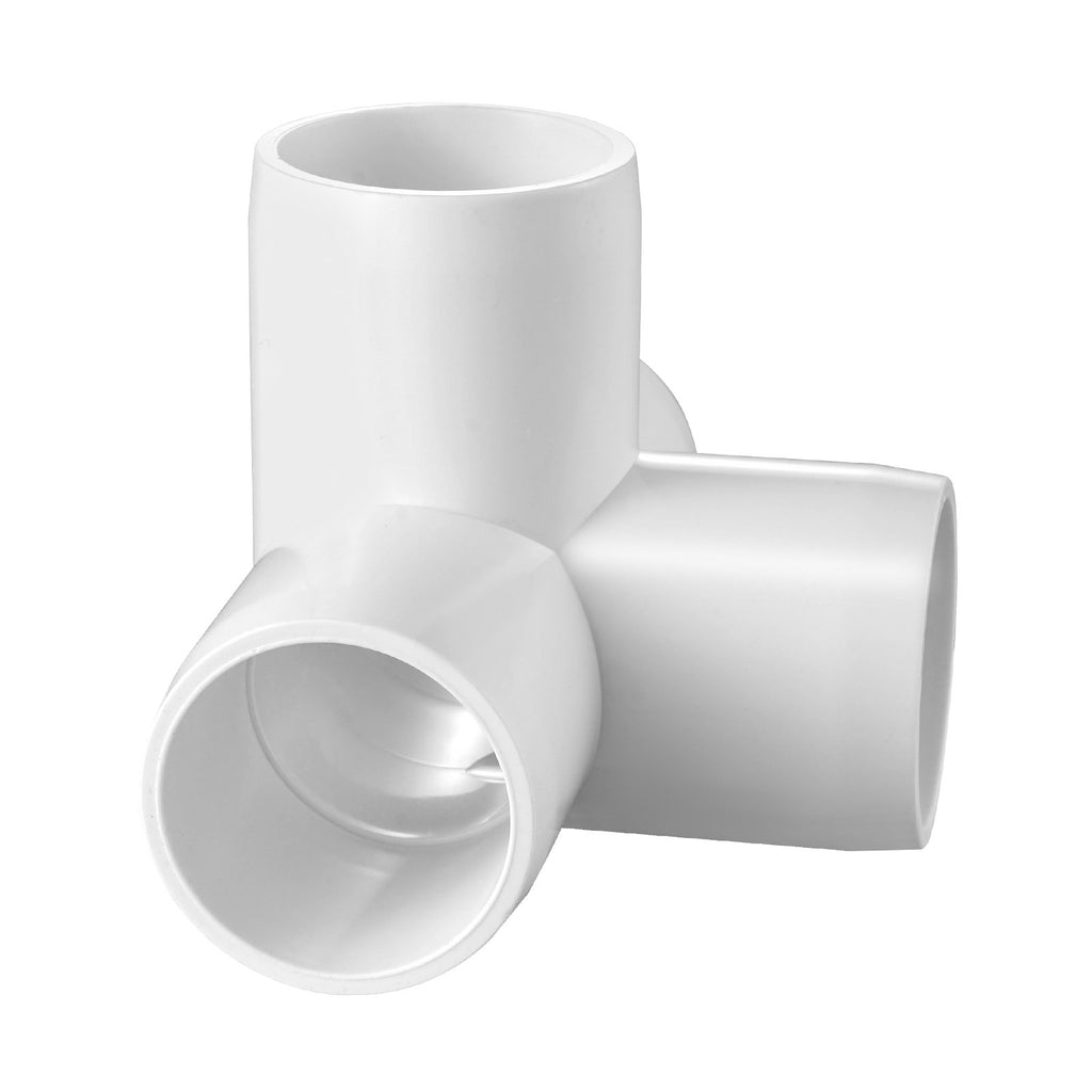 4-Way PVC Pipe Fittings, 10 Pack - view 2