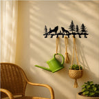 Wolf Metal Key Holder with Hooks - view 5