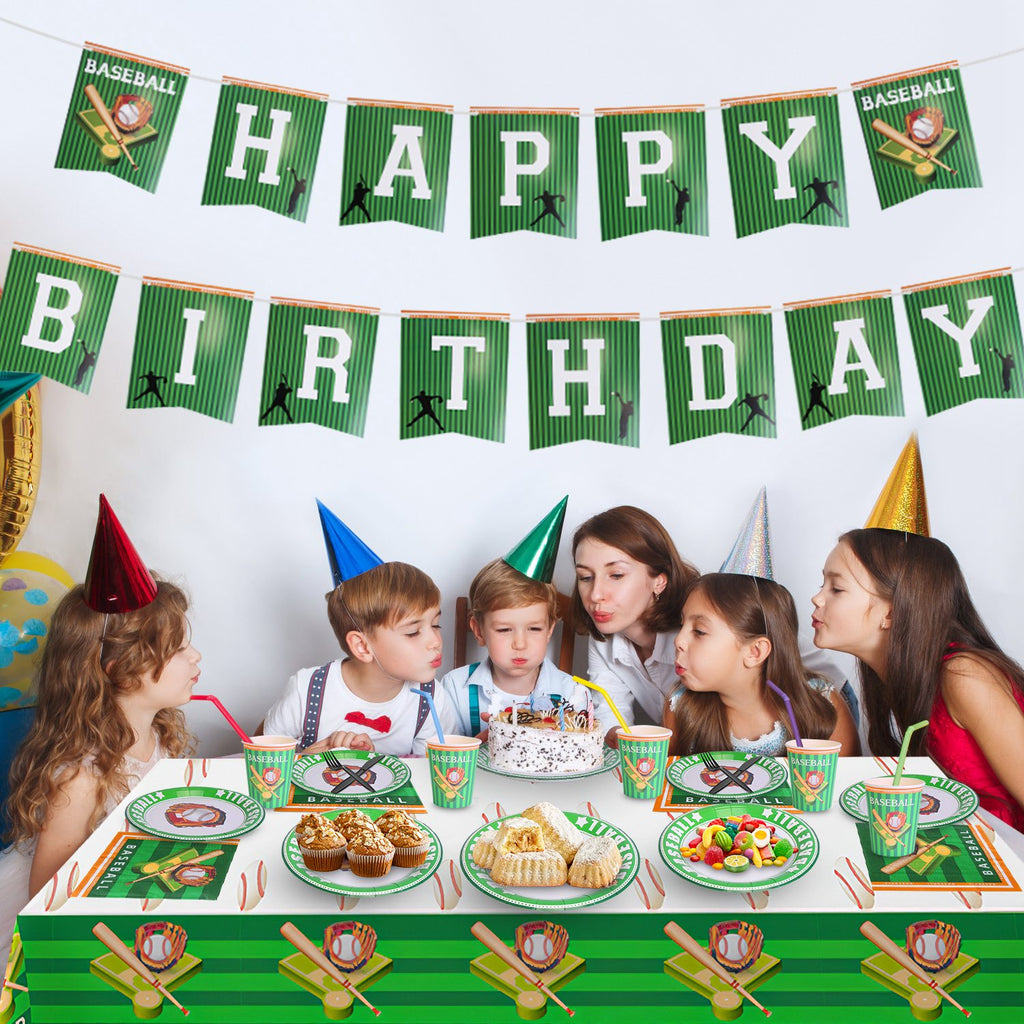 Baseball Party Supplies Kit, 171 Pieces - view 7