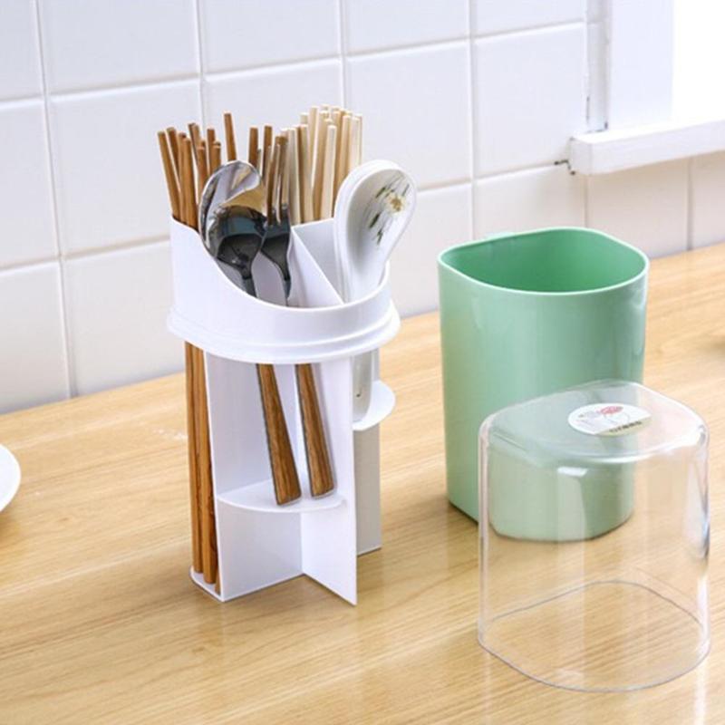 Utensil Drying Holder with Lid - view 6