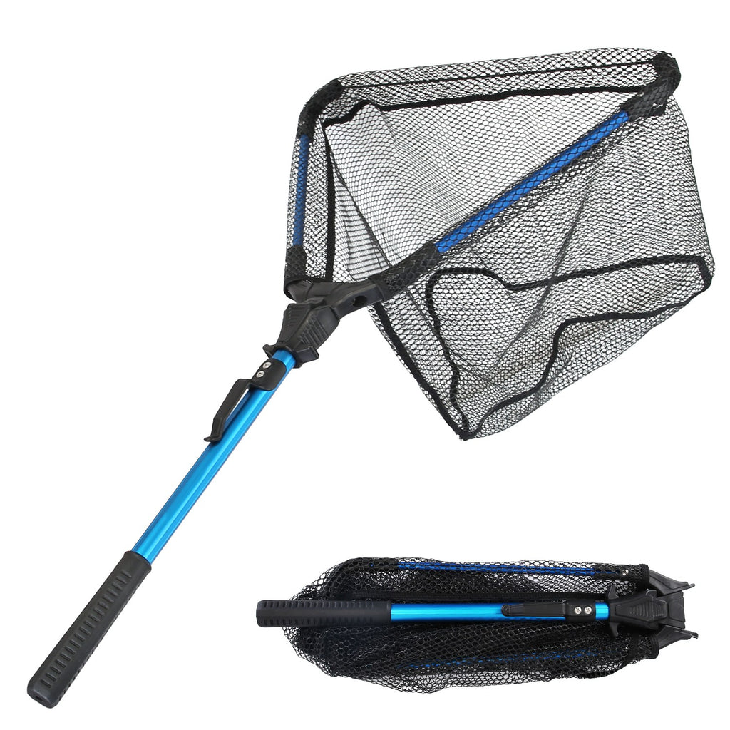 Foldable Fishing Landing Net with Aluminum Alloy Rod and EVA Handle - image 1