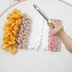 Wooden Punch Needle Tool with Threader - view 2
